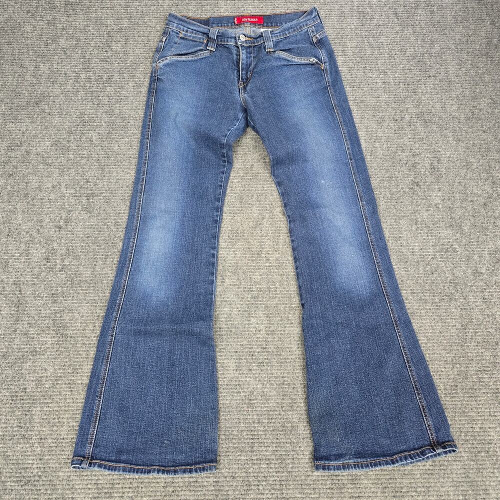 Vintage Levi's Low Slouch Jeans Womens Tag 5 Measures 29x32 Flare USA